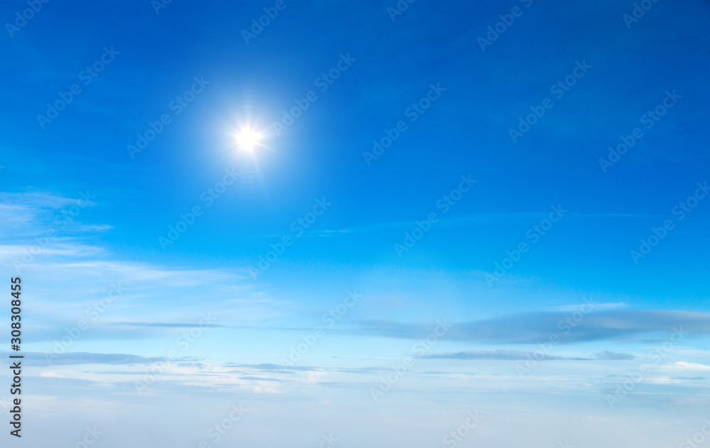 blue sky background with tiny clouds blue sky background with tiny clouds