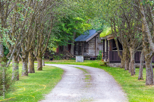 Laerdal old town in Norway