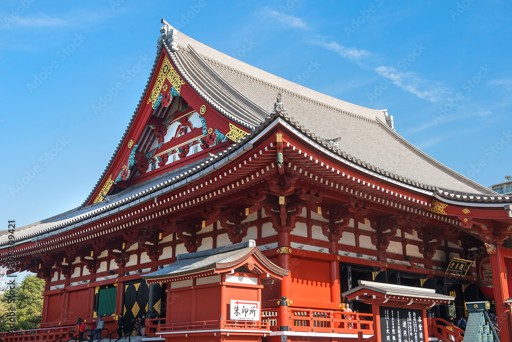 Senso-ji Temple in Japan, Tokyo