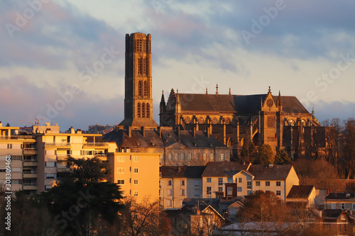 Vue sur Limoges le matin