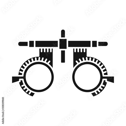 Vector illustration of glasses and corrective symbol. Graphic of glasses and eyeglasses vector icon for stock.