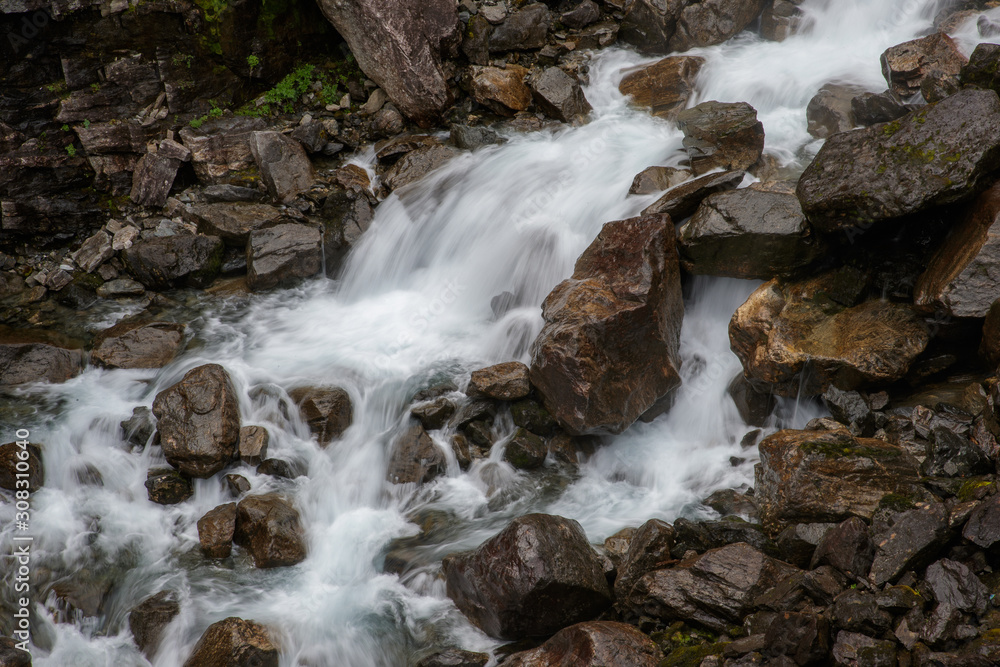 waterfall in forest waterfall in forest