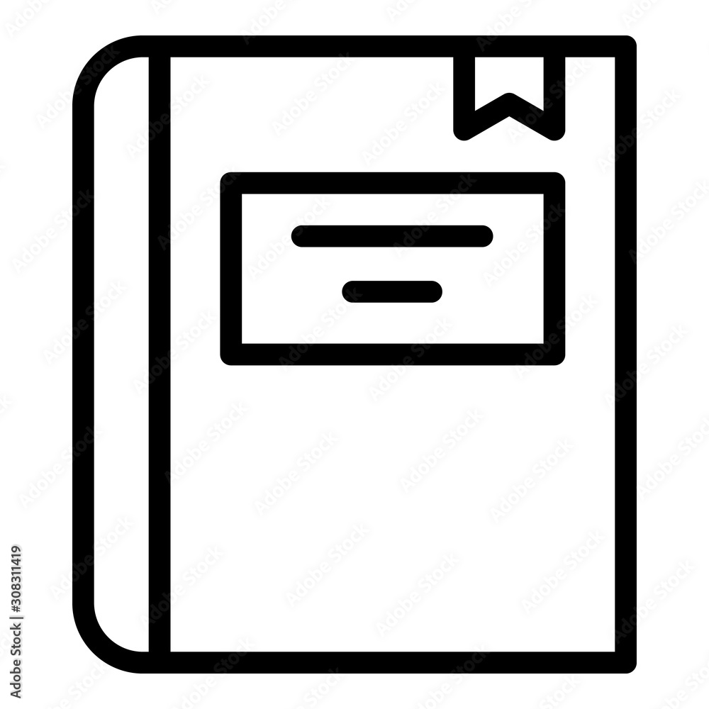 Justice notebook icon. Outline justice notebook vector icon for web design isolated on white background Justice notebook icon. Outline justice notebook vector icon for web design isolated on white background