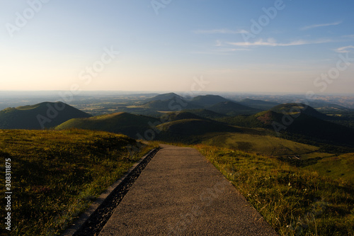 Volcanoes in Auvergne, FRance