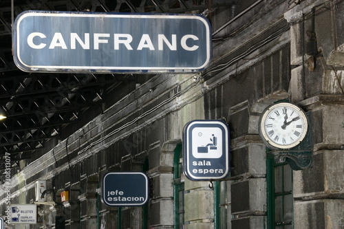 old canfranc station photo