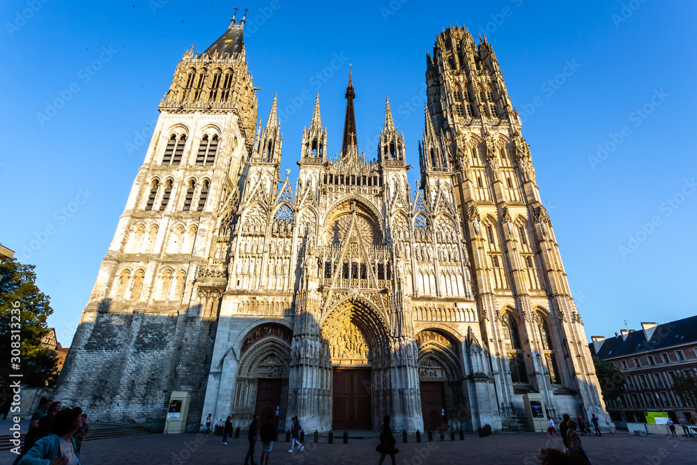 Fototapeta premium cathédrale notre-dame de Rouen