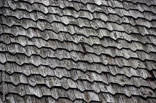 decorative wooden roof