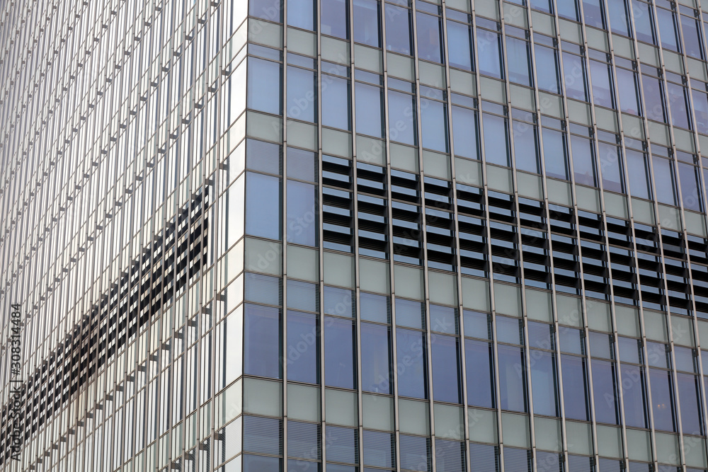 Architectural Landscape of Urban Glass Building Architectural Landscape of Urban Glass Building