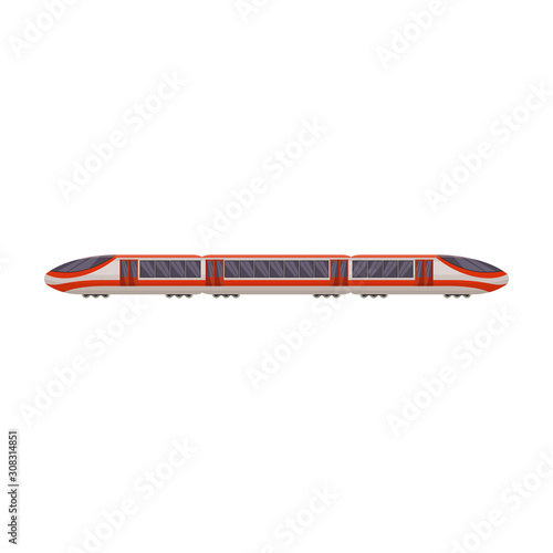 Wallpaper Mural Subway train vector icon.Cartoon vector icon isolated on white background subway train. Torontodigital.ca