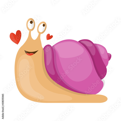 Snail vector icon.Cartoon vector icon isolated on white background snail .
