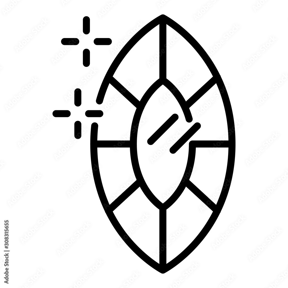 Princess jewel icon. Outline princess jewel vector icon for web design isolated on white background Princess jewel icon. Outline princess jewel vector icon for web design isolated on white background