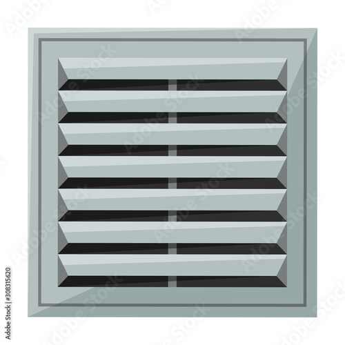 Fan vector icon.Cartoon vector icon isolated on white background fan.