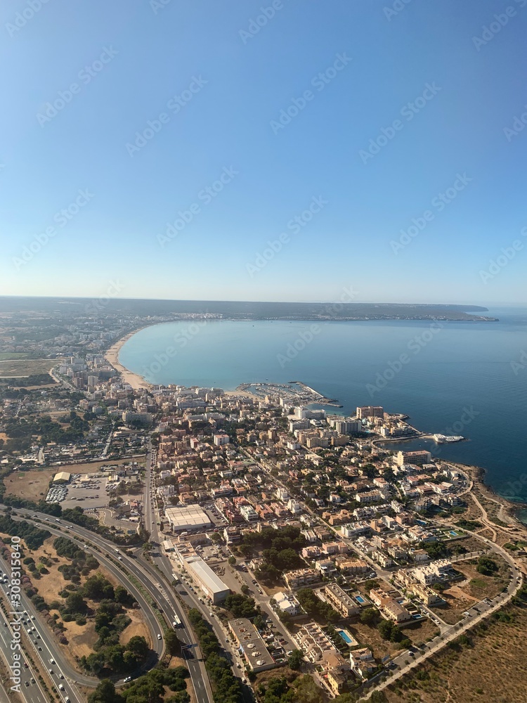 Obraz premium aerial view of monaco