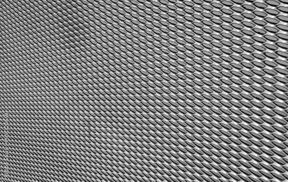 Metal grid or fence pattern Metal grid or fence pattern