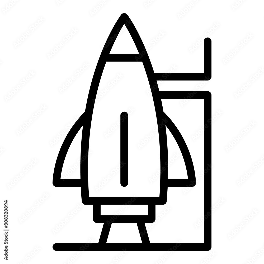 Rocket campaign icon. Outline rocket campaign vector icon for web design isolated on white background Rocket campaign icon. Outline rocket campaign vector icon for web design isolated on white background