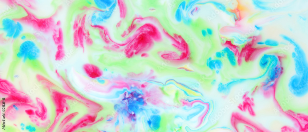 Fluid art. Trendy wallpaper. Abstract multicolored background. Holographic background. Design backdrop. Widescreen Fluid art. Trendy wallpaper. Abstract multicolored background. Holographic background. Design backdrop. Widescreen
