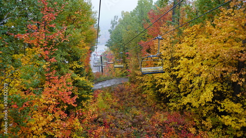Autumn ski site