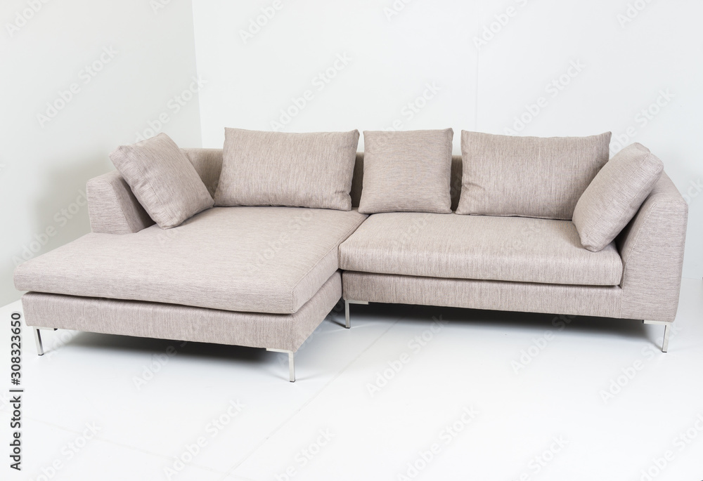 Modern furniture in white room Modern furniture in white room