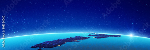 Fotografie, Obraz New Zealand at night