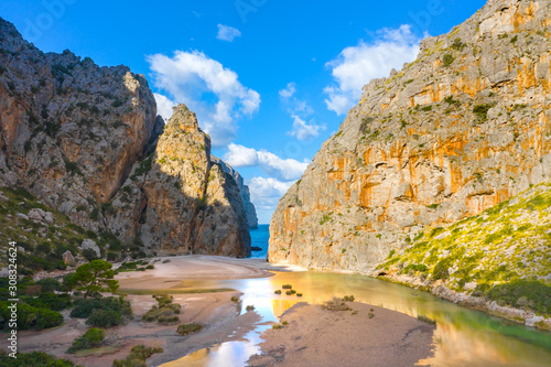 Fotografie Torrente de Pareis, island of Mallorca, Balearic islands, Spain
