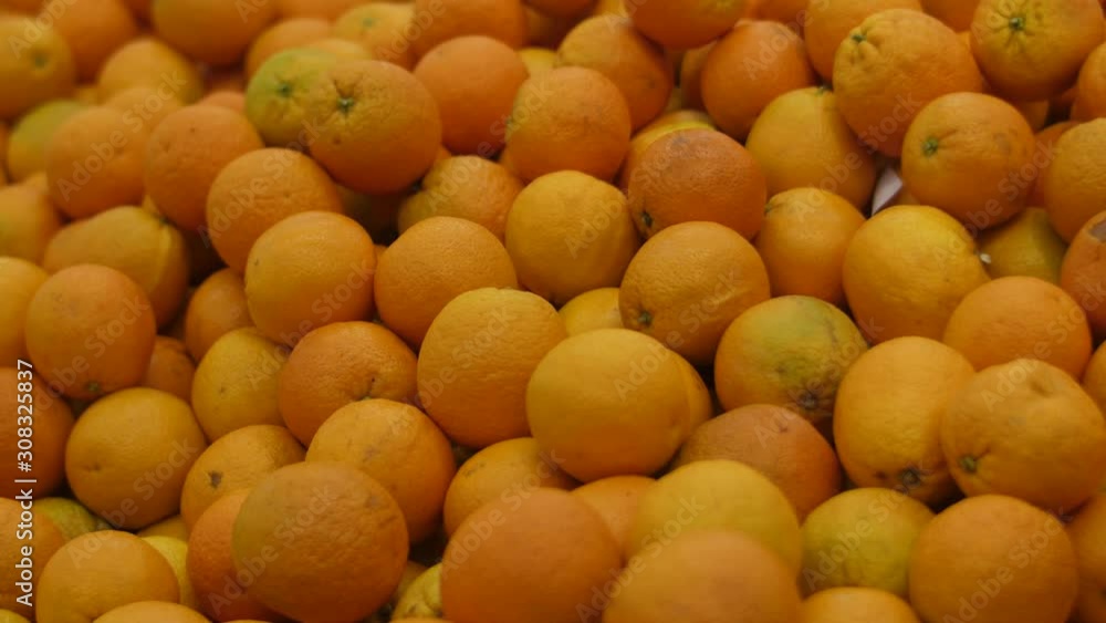 oranges in supermarket store shelves oranges in supermarket store shelves
