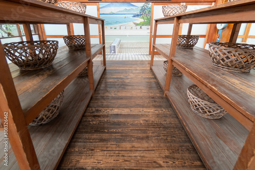 Foto 銭湯の脱衣所