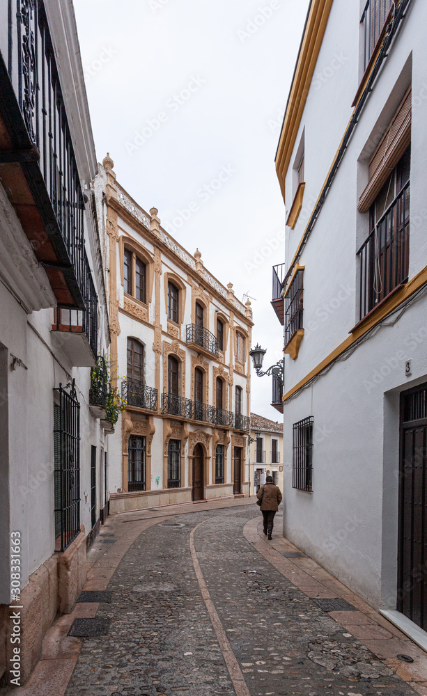 Architecture Street in Ronda Andalusia Spain