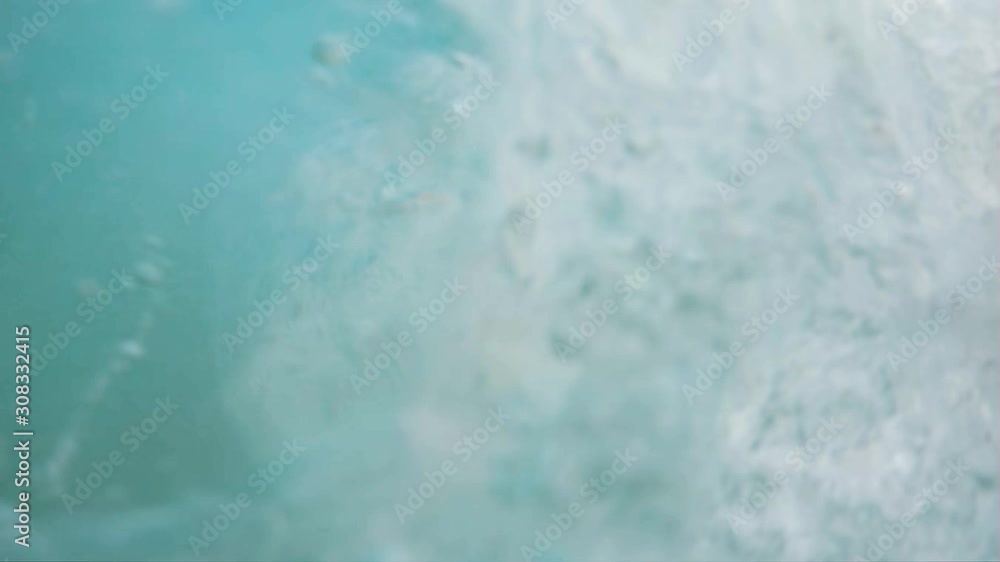 Slow Motion Wave At A Beach Resort Slow Motion Wave At A Beach Resort