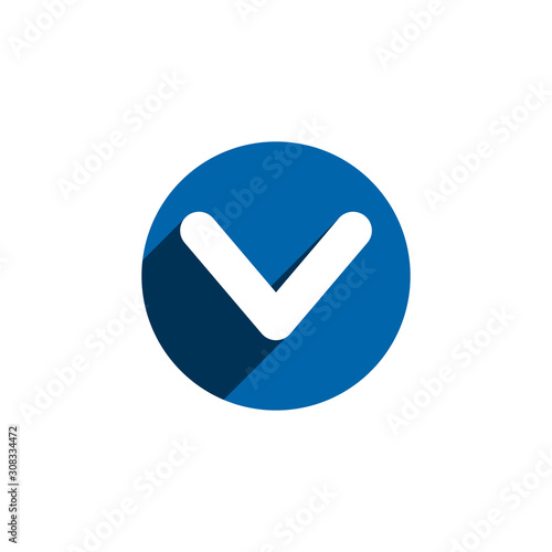 Down Arrow icon. Decrease, Download, or Scroll Down symbol.