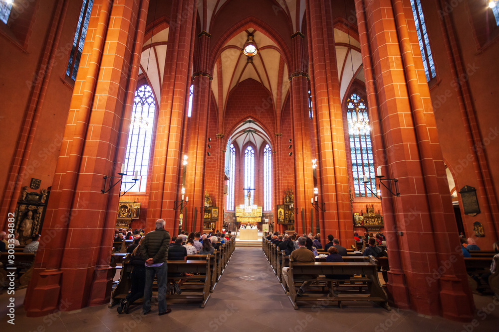 Saint Bartholomew Frankfurt Cathedral interior