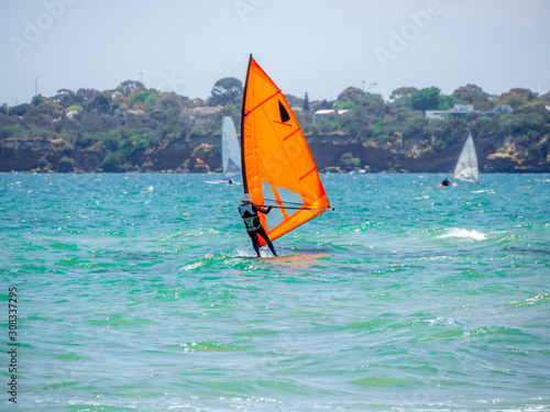 Orange Windsurfer