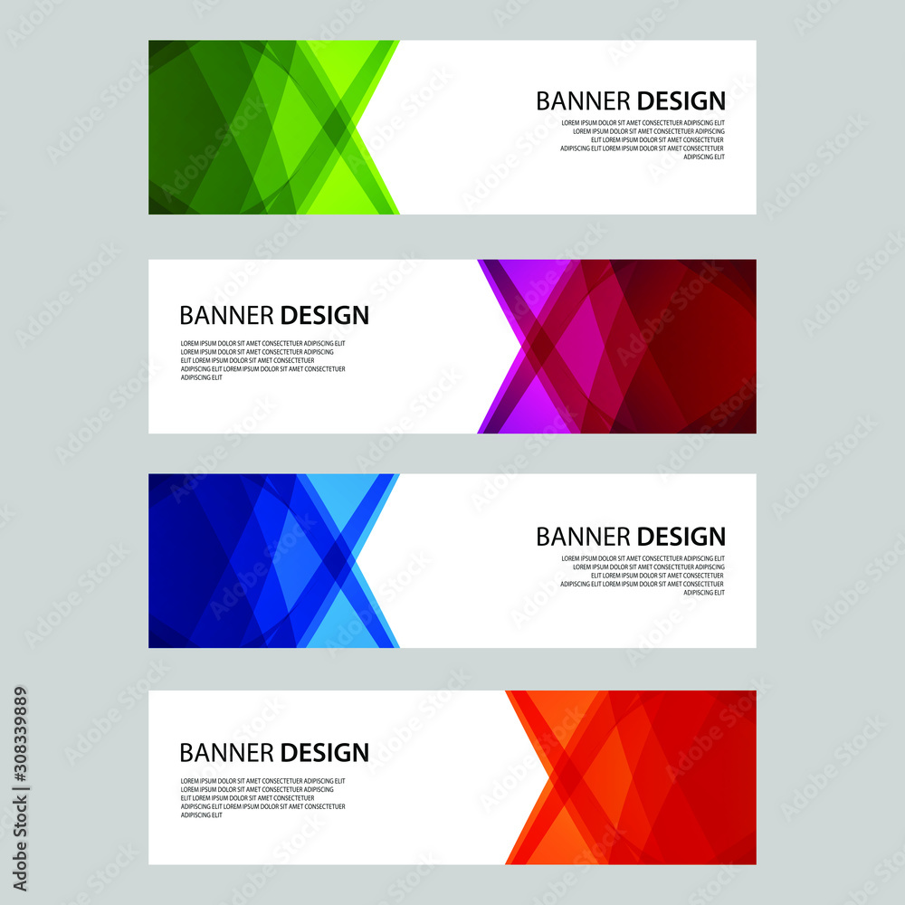 Fototapeta premium Vector Abstract design banner web template