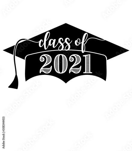 Download Class Of 2021 Graduation Cap Svg Cut File Stock Vector Adobe Stock