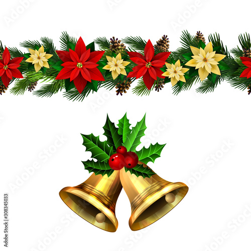 Vector Christmas Border decoration collection