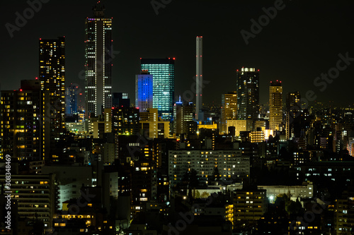 Tokyo Ikebukuro area nightview © Ken Tyler