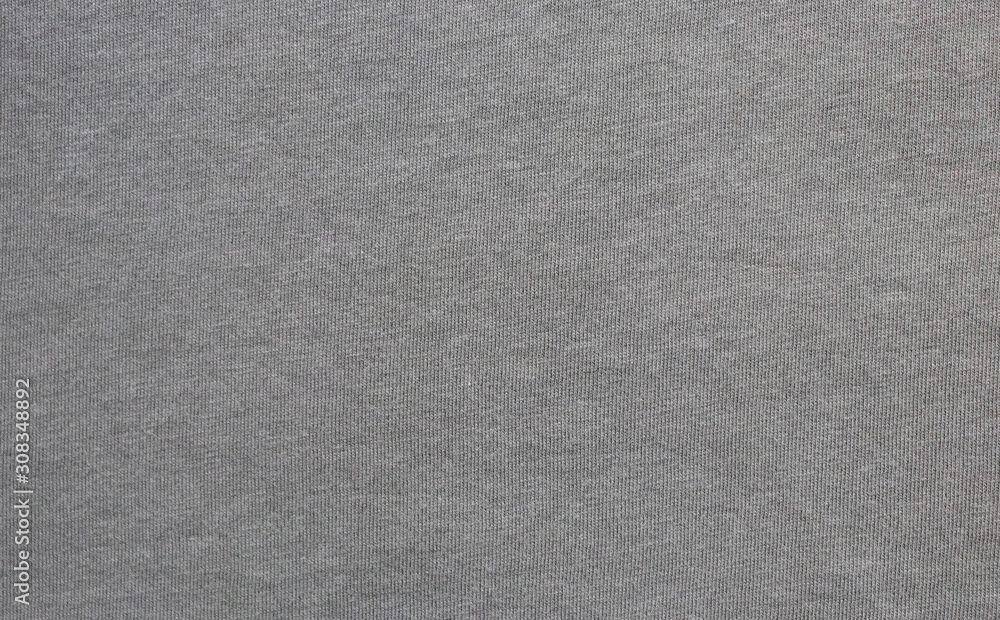 Fototapeta premium Gray cotton t-shirt fabric texture