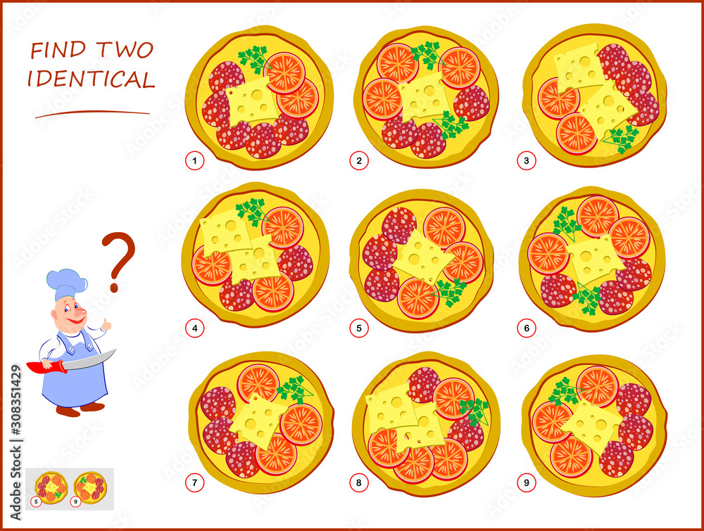 Pizza Puzzle Stock Illustration - Download Image Now - Child