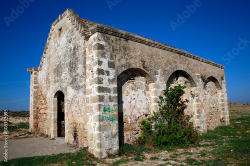 entweihte Kirche bei Kaplica  auf griechisch Davlos 