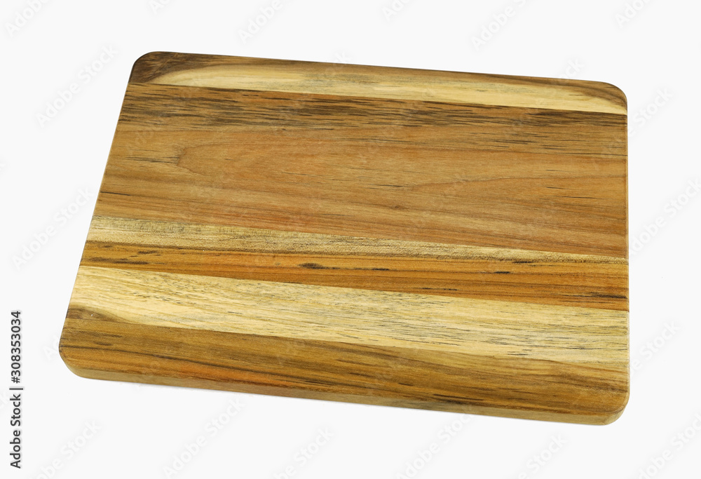 wooden chop board isolated on white background wooden chop board isolated on white background
