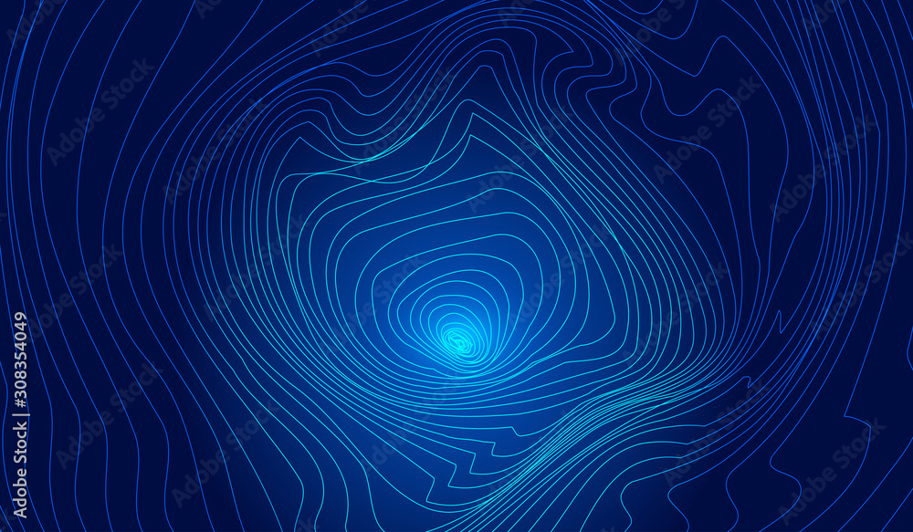 Luminous lines compose swirling abstract textured backgrounds