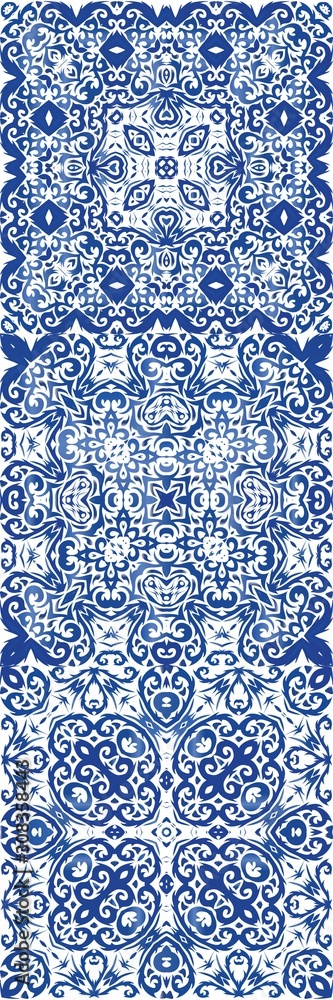 Antique azulejo tiles patchwork. Antique azulejo tiles patchwork.
