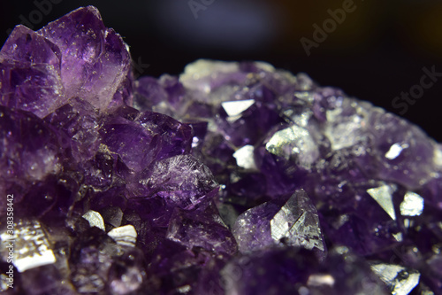  Amethyst is a beautiful colored gemstone. naturally