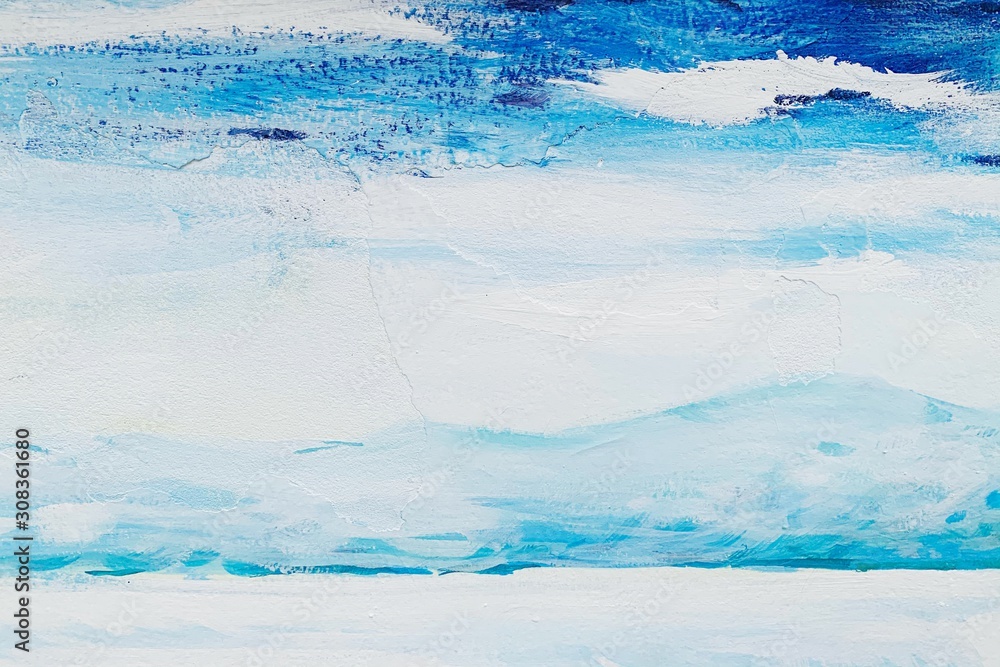 Obraz premium blue background with space for text or image