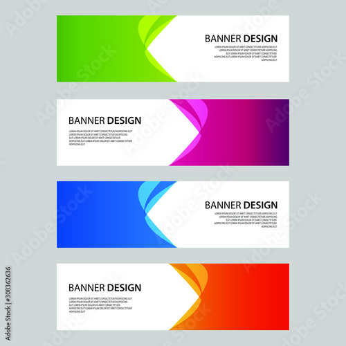 Vector Abstract design banner web template © RenChi