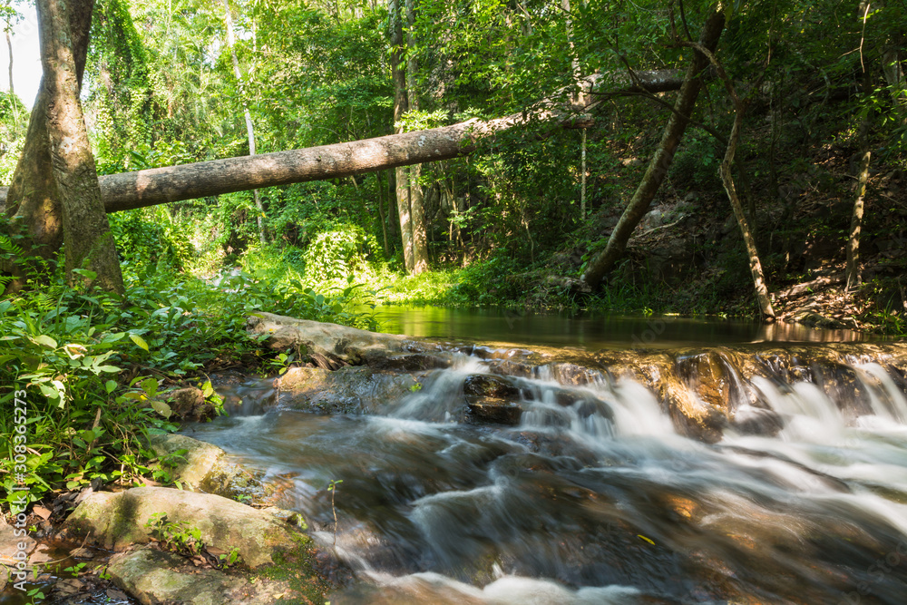 Waterfall in Namtok Samlan National Park. Beautiful nature at Saraburi province Thailand Waterfall in Namtok Samlan National Park. Beautiful nature at Saraburi province Thailand