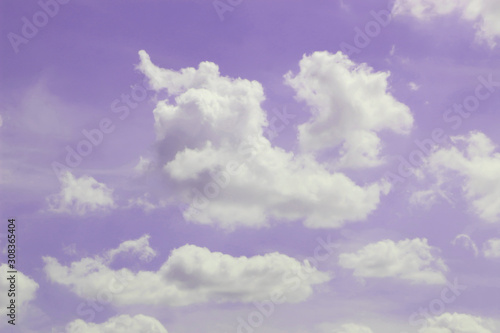 Pastel purple sky and clouds beautiful