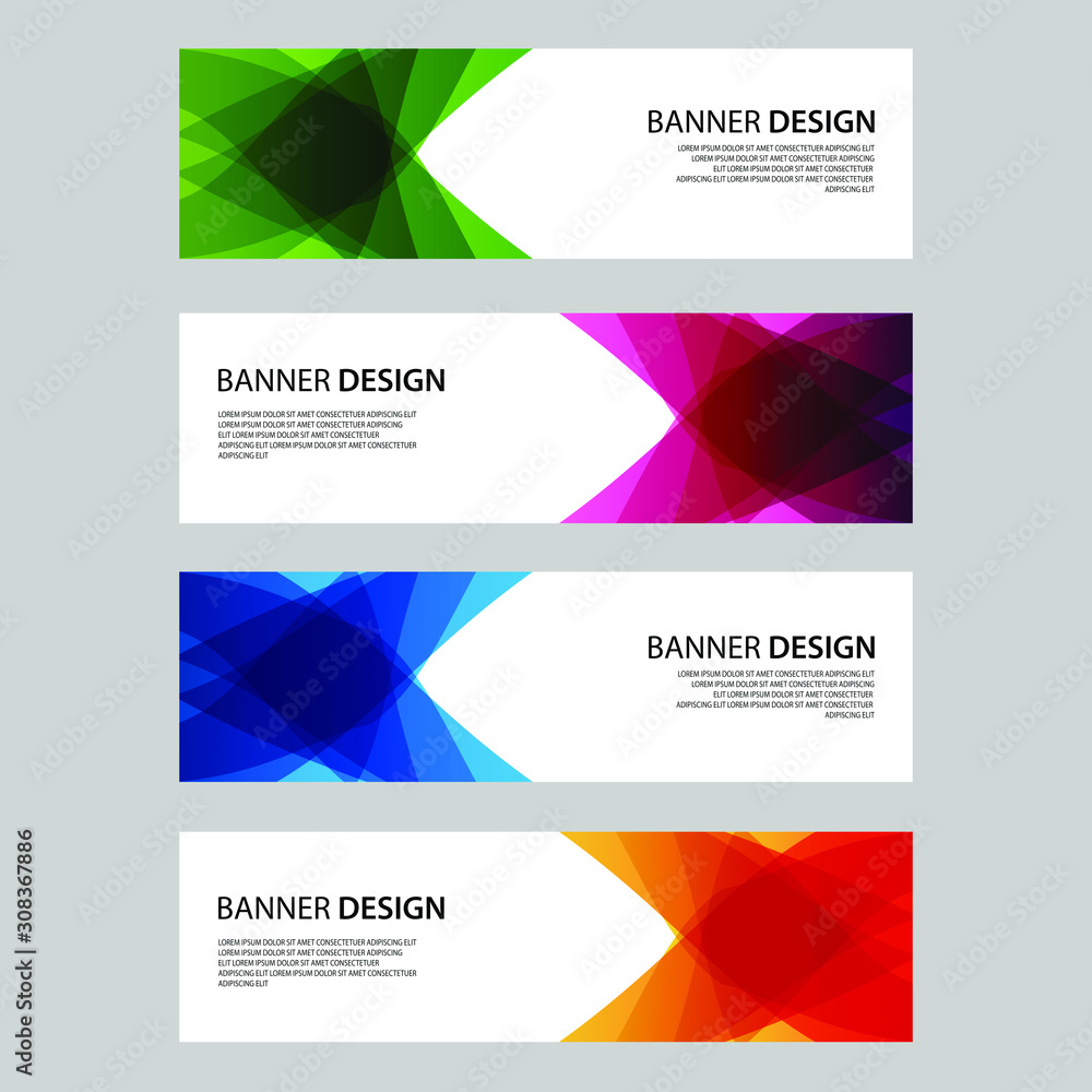 Vector Abstract design banner web template