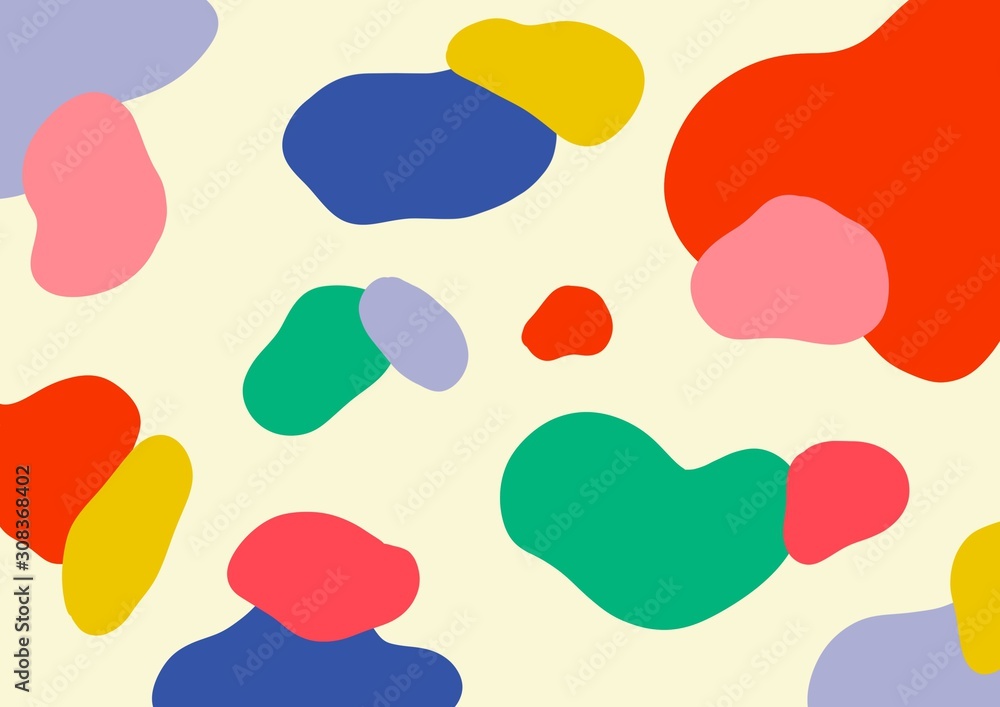 Minimal abstract colorful random shape background. Minimal abstract colorful random shape background.