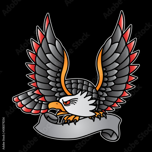 vintage eagle logo
