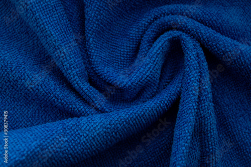 Wallpaper Mural Handmade knitting wool texture background. Classic Blue Pantone color of the year 2020 Torontodigital.ca